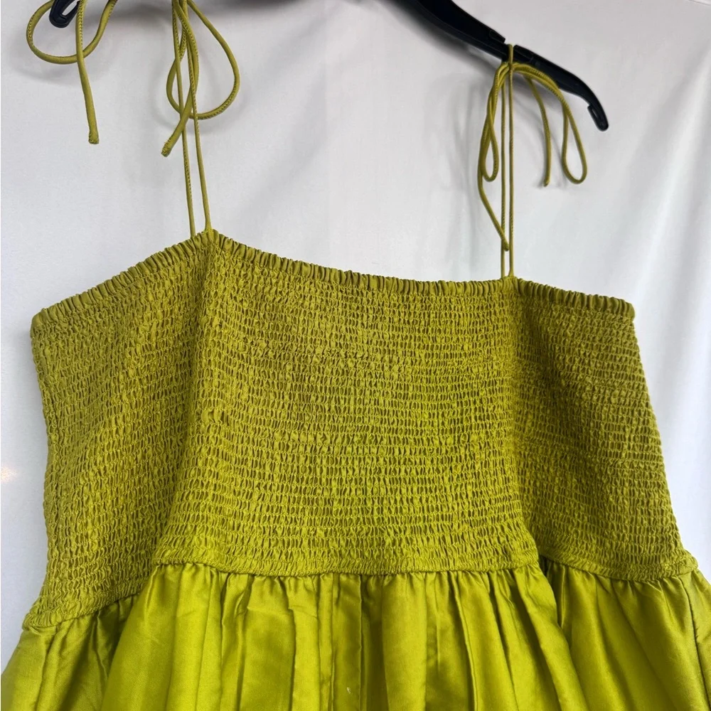 Druv Khapoor. chartreuse dress. - Picture 4 of 6